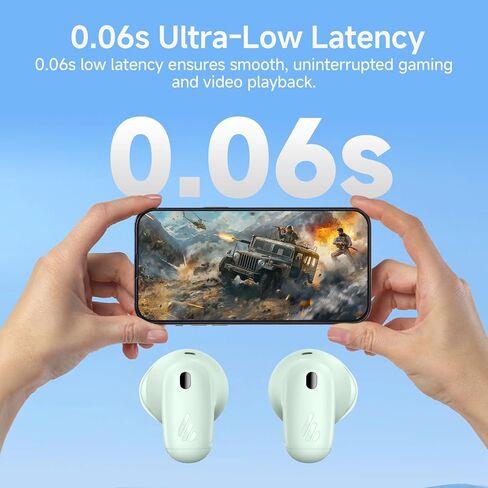 Edifier X1 Lite True Wireless Earbuds, Bluetooth 5.4 Earphones with 26 Hours Playtime Single Mic AI for Clear Calls, IP54 Sweat Resistant Low Latency Headphones Supports Fast Charging (White) in Kuwait