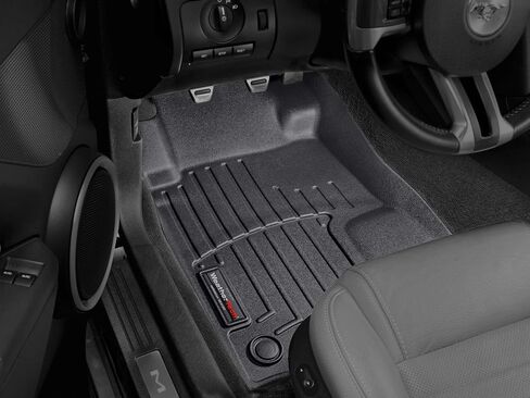 WeatherTech Custom Fit FloorLiners for Ford Mustang - 1st Row (444681), Black in Saudi Arabia