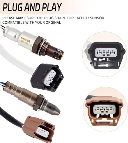 2PCS O2 Sensor Upstream &Downstream Compatible with Nissan 2013-2018 Altima,2016-2018 Versa 2.5L Engine Replace#234-9133, 22693-3TA0A,234-4905，226A0-3TA0B in Kuwait