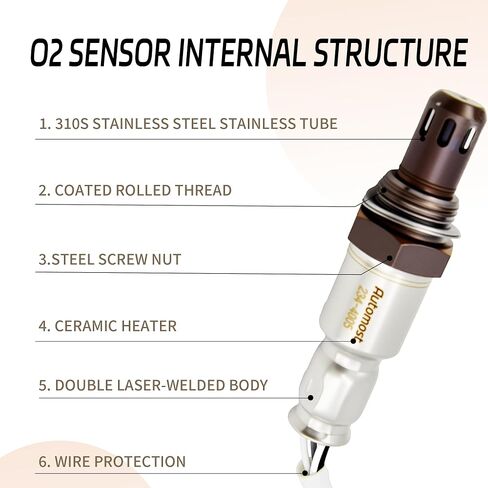 2PCS O2 Sensor Upstream &Downstream Compatible with Nissan 2013-2018 Altima,2016-2018 Versa 2.5L Engine Replace#234-9133, 22693-3TA0A,234-4905，226A0-3TA0B in Kuwait