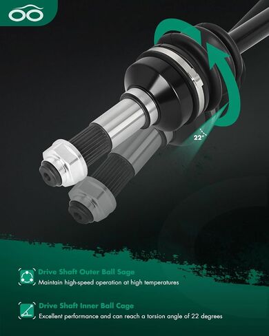 SCITOO Rear Left Right CV Axle Shaft Assembly For Yamaha YXZ1000R 2016 2017 2018 2019 2020 2021 2022 2 Pack in Saudi Arabia