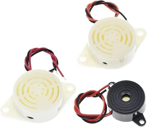 95DB Alarm High-Decibel DC 3-24V 12V Electronic Buzzer Beep Alarm Intermittent Continuous Beep Car Van SFM-27(SFM-27I) in Saudi Arabia