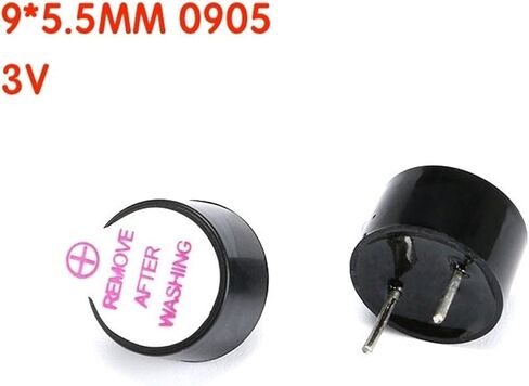 10PCS/LOT 3V 5V 12V Active Alarm Buzzer Beeper 9 * 5.5mm 0905 Mini Active Piezo Buzzer(3V) in Saudi Arabia