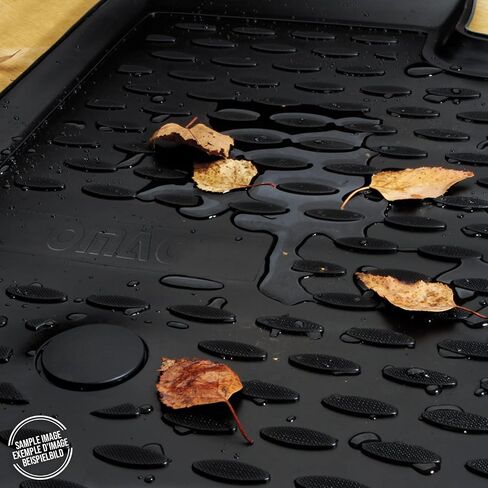 OMAC سجادات أرضية لسيارة Jeep Wrangler 2007-2013 4 أبواب سيارة لجميع الأحوال الجوية 3D مخصصة تناسب المطاط حصيرة مقاومة للماء عديم الرائحة TPE بطانات أرضية قياس بالليزر غير قابلة للانزلاق (أسود) in Kuwait