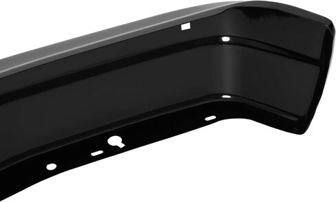 KUAFU Front Bumper Face Bar Compatible with 1991 1992 1993 1994 1995 1996 Dodge Dakota Base w/o Molding Holes Replacement for CH1002167 55034316 Steel Chrome Silvery in Saudi Arabia