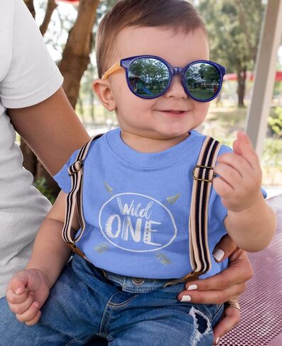 Baseball Number 1 1st Birthday Shirt Gifts for One Year Old Infant Kids T-Shirt in Saudi Arabia