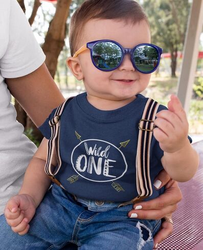 Baseball Number 1 1st Birthday Shirt Gifts for One Year Old Infant Kids T-Shirt in Saudi Arabia
