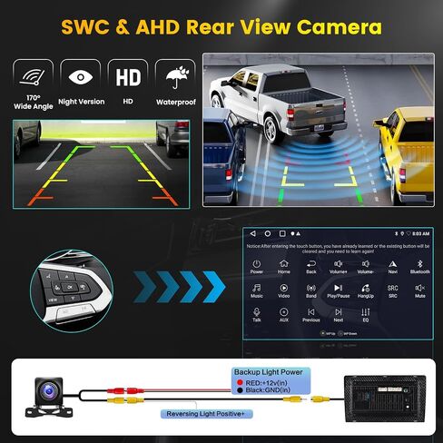 4+64GB for Jeep Patriot Compass 2010-2016 Android 13 Car Radio with Wireless Apple Carplay Android Auto, Hikity 10 1'' Touch Screen Stereo Support SIM Card GPS Bluetooth, EQ DSP, Backup Camera MIC in Saudi Arabia