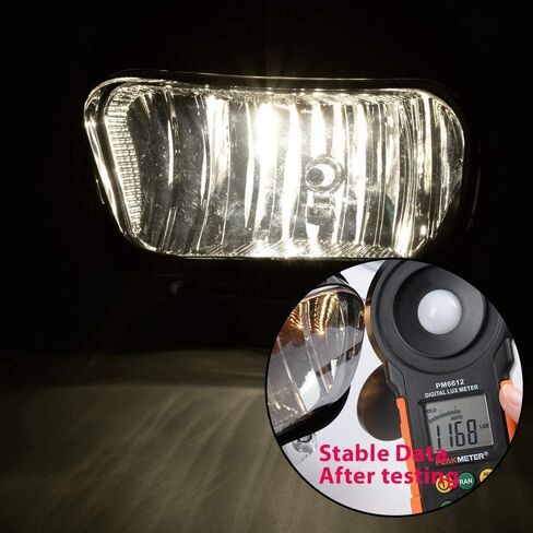Fog Lights Assembly Compatible with Chevy Silverado 1500 2500 1999-2002/Fit Chevy Silverado 3500 2001-2002/Fit Chevy Suburban/Tahoe 2000-2006 Yellow Lens in Saudi Arabia