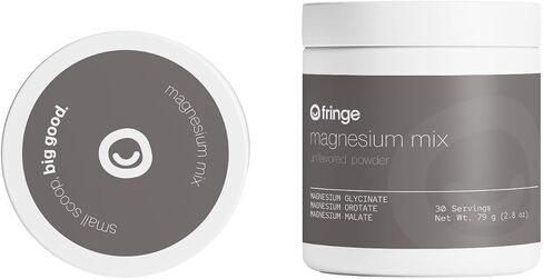 Fringe Electrolyte and Mineral Mix, Pure Ocean Sea Salt for Rehydration, Potassium Chloride, Magnesium Malate for Muscle Tension, Trace Minerals for Essentials, Unflavored, 30 Servings in Saudi Arabia