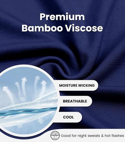 NACHILA Women's Pajamas Set-Viscose Made from Bamboo, Short Sleeve Pjs Soft Capri Pants Pajamas Cool Sleepwear for Ladies in Saudi Arabia