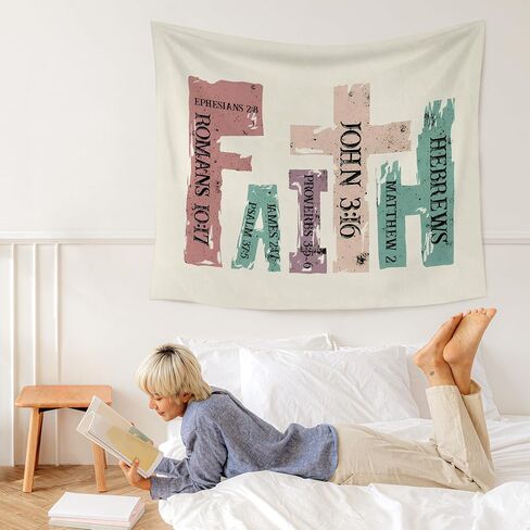 WARDOS Boho Floral Tapestry, in a Field of Roses She Is a Wildflower Tapestry Wall Hanging, Boho Wildflower Wall Blanket Decor for Baby Girls Room Toddler Nursery Bedroom, 50x60 Inch in Kuwait