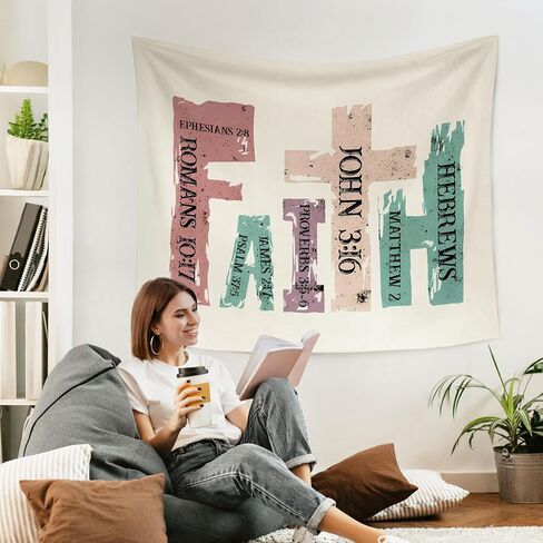 WARDOS Boho Floral Tapestry, in a Field of Roses She Is a Wildflower Tapestry Wall Hanging, Boho Wildflower Wall Blanket Decor for Baby Girls Room Toddler Nursery Bedroom, 50x60 Inch in Kuwait