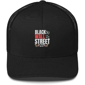 Black Wall Street Trucker Cap in Saudi Arabia