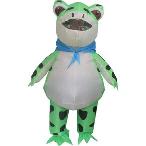 Funny Frog Inflatable Costume, Cosplay Costume for Halloween Christmas Party Inflatable Costume in Saudi Arabia