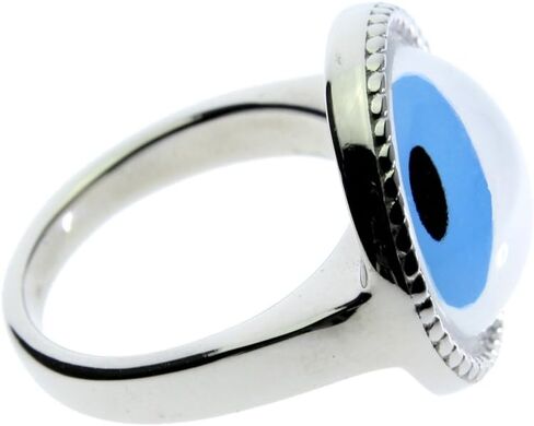خاتم جريء للرجال أو النساء من شركة Steel Dragon Jewellers مع اختيارك من 21 عين حيوان أو خيال أو عين شريرة (شاهد مقاطع فيديو لكل حلقة) in Kuwait