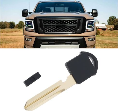2Pcs Car Key Blanks Blade Compatible with Nissan Titan 2021-2024 Compatible with Frontier 2021-2023 in Saudi Arabia