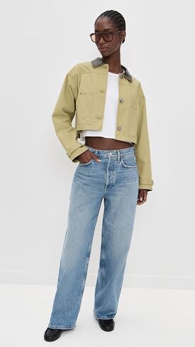 LE BOP Women's Harriet Cropped Jacket in Saudi Arabia