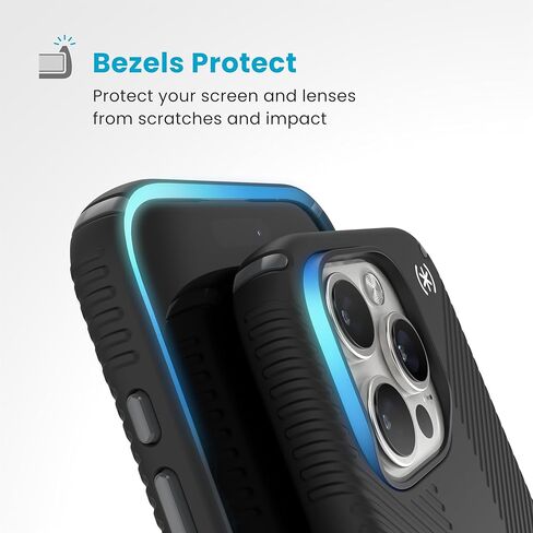 Speck iPhone 16 Pro Max Case MagSafe and ClickLock - Slim Phone Case iPhone 16 Pro Max - iPhone 16 Pro Max Phone Case - Presidio 2 Grip - Bone/Gold in Kuwait