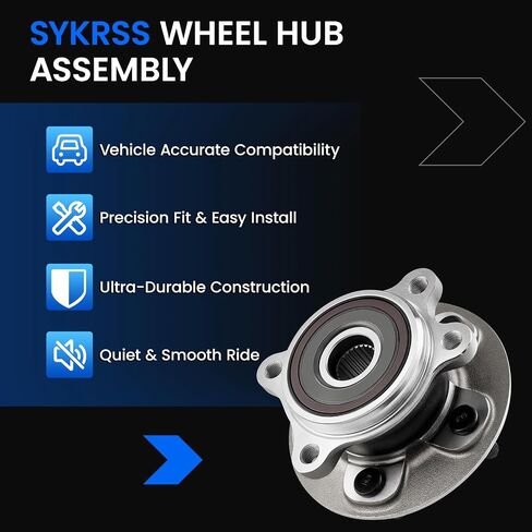 513439 Front Wheel Bearing and Hub Assembly Compatible with Toyota Camry 2018-2022, for Avalon 2021, Compatible with Lexus 2021-2023 ES250, L4 2.5L GAS, 5-Lug with ABS, 1PCS in Saudi Arabia