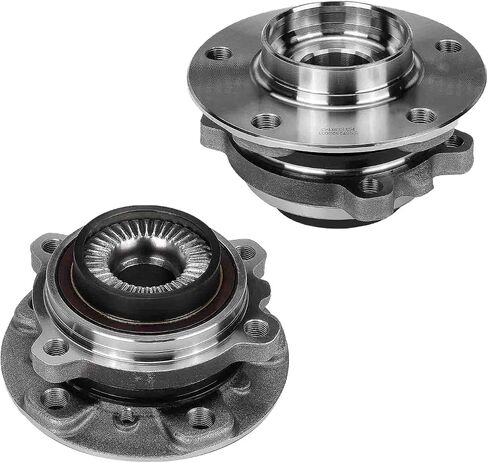 Detroit Axle - 2pc AWD Front Wheel Bearing Hubs for BMW X3 X4 535i 550i GT 740Ld 535d 640i 740Li 650i 528i 750i 750Li xDrive, Wheel Bearing and Hubs Assembly Replacement in Saudi Arabia
