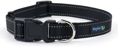 طوق كلب كلاسيكي عاكس (صغير، أخضر هنتر) in Kuwait