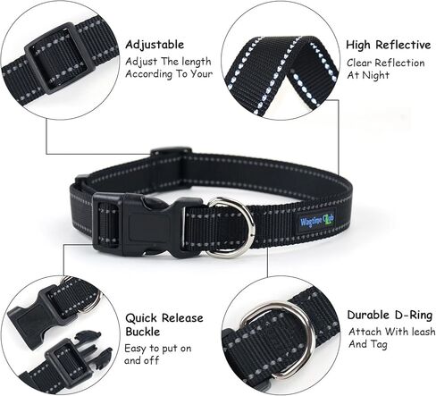 طوق كلب كلاسيكي عاكس (صغير، أخضر هنتر) in Kuwait