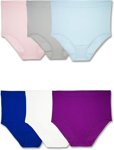 Fruit of the Loom Women's Fit for Me Seamless Multi Pack Underwear in Saudi Arabia