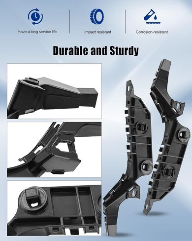1 Pair Front Bumper Spacer Bracket Fit for Honda Accord Acura TSX 2004 2005 2006 2007 2008 Replace 71198SEA003 71193SEA003 71198-SEA-003 71193-SEA-003 in Saudi Arabia