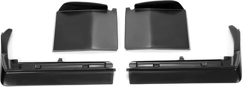KUAFU 4PCS Front Bumper Filler Compatible with 1980-1985 Cadillac Seville Plastic Black in Saudi Arabia