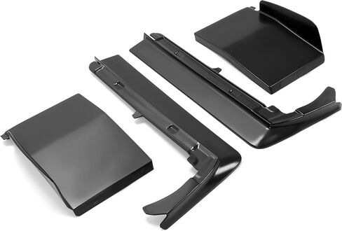 KUAFU 4PCS Front Bumper Filler Compatible with 1980-1985 Cadillac Seville Plastic Black in Saudi Arabia