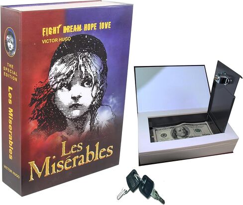 Real Paper Book Locking Booksafe with Combination Combo Dictionary Secret Hidden Safe (Combo/Alice in Wonderland) in Kuwait