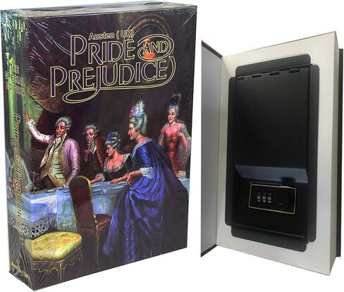 Real Paper Book Locking Booksafe with Combination Combo Dictionary Secret Hidden Safe (Combo/Alice in Wonderland) in Kuwait