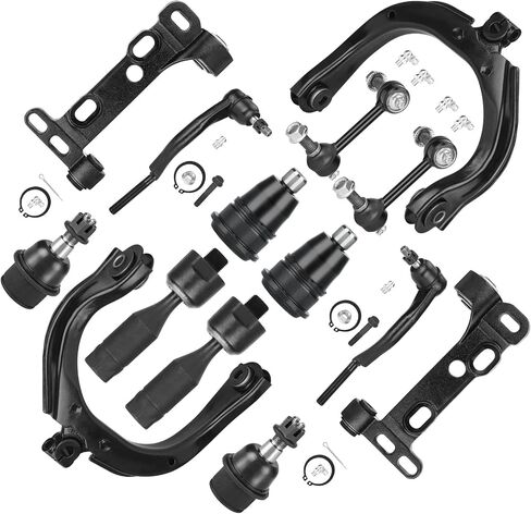 Front Control Arms Suspension Kit for 2004-2007 Chevrolet Trailblazer (EXT), 2004-2008 GMC Envoy XL XUV, 2004-2007 Buick Rainier, 2004-2008 Isuzu Ascender, 2005-2009 Saab 9-7X (16pc) in Saudi Arabia