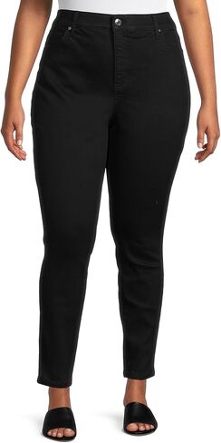 تيرا آند سكاي للسيدات | هاي رايز | 5-جيب | جينز سكيني مقاس كبير | العادية والصغيرة in Kuwait