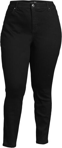 تيرا آند سكاي للسيدات | هاي رايز | 5-جيب | جينز سكيني مقاس كبير | العادية والصغيرة in Kuwait