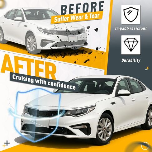 KUAFU Front Bumper Reinforcement Impact Bar Compatible with 2016-2018 Kia Optima Korea Built Vehicle w/Standard Type Bumper Cover Replacement for 64900D4100 KI1006185 Bumper Face Cross Member Steel in Saudi Arabia