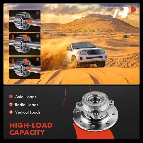 A-Premium Front Wheel Bearing and Hub Assembly Compatible with Dodge Ram 3500 1994 1995 1996 1997 1998 1999 4WD in Saudi Arabia