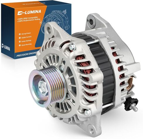 11538 Alternator 150A Compatible with Infiniti JX35 2013, Infiniti QX60 2014-2016, Nissan Pathfinder 2013-2017, Murano 2014-2016, 7-Groove Replaces 231003JA1A A003TJ3991 23100-3JA1ARE in Saudi Arabia