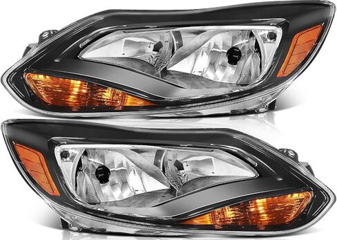 Headlight Assembly Compatible with for ford for Explorer 2016-2017 Passenger Side Black Housing Clear Lens FB5Z13008B FO2519130 in Kuwait