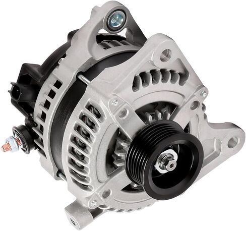 محور ديترويت - مولد كهربائي لسيارة جيب رانجلر 2009-2011 2008-2010 دودج جراند كارافان كرايسلر تاون آند كانتري [140A 14V]، مولد كهربائي مع استبدال بكرة 6 أخدود in Kuwait