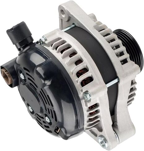 محور ديترويت - مولد كهربائي لسيارة جيب رانجلر 2009-2011 2008-2010 دودج جراند كارافان كرايسلر تاون آند كانتري [140A 14V]، مولد كهربائي مع استبدال بكرة 6 أخدود in Kuwait