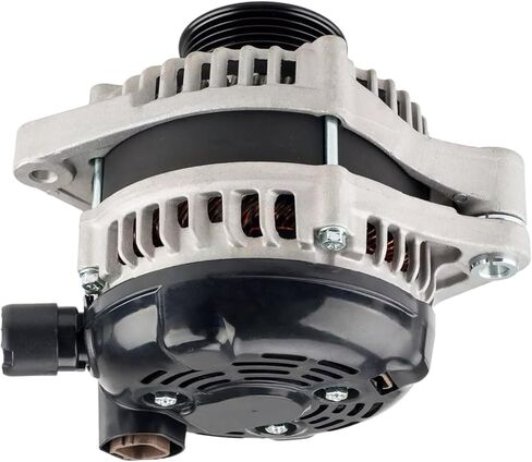 محور ديترويت - مولد كهربائي لسيارة جيب رانجلر 2009-2011 2008-2010 دودج جراند كارافان كرايسلر تاون آند كانتري [140A 14V]، مولد كهربائي مع استبدال بكرة 6 أخدود in Kuwait