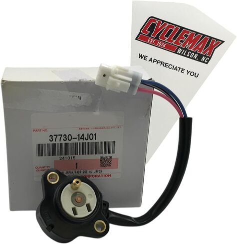 حزمة واحدة متوافقة مع مستشعر موضع ترس ناقل الحركة سوزوكي 2006-2024 GSX-R GSXR 600 750 37730-14J01 تحتوي على مستشعر موضع ترس ناقل الحركة وقمع in Saudi Arabia