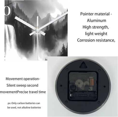 XNM التناظرية الأزرق الشاطئ الساعات الحائط لغرفة المعيش in Kuwait