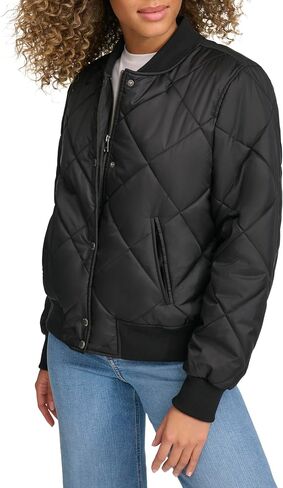 Levi's womens Women's Diamond Quilted Sherpa Lined Bomber Jacket in Saudi Arabia