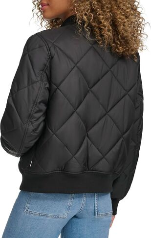 Levi's womens Women's Diamond Quilted Sherpa Lined Bomber Jacket in Saudi Arabia