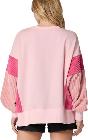 cffvdiz Oversized Christmas Sweatshirts for Women Funny Sequin Nutcracker Soldier Graphic Slit Crewneck Long Sleeve Pullover in Saudi Arabia