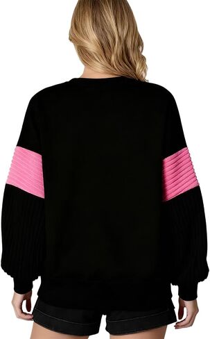 cffvdiz Oversized Christmas Sweatshirts for Women Funny Sequin Nutcracker Soldier Graphic Slit Crewneck Long Sleeve Pullover in Saudi Arabia
