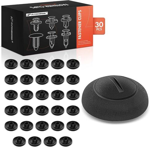 A-Premium 50 PCS Nylon Rear Fender Liner Nut Mud Guard Car Retainer Fastener Push Pin Clip Compatible with Hyundai Elantra, Accent, Tucson, Genesis, Veloster, Equus, Genesis Coupe, Santa Fe, Kia Sonto in Saudi Arabia